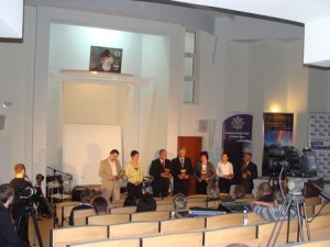 Wręczenie statuetek fundacji Tarcza-konferencja Gródek 2010